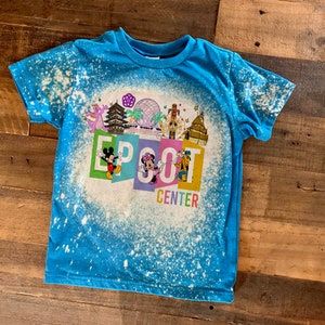 epcot kids shirt, epcot family shirts, boys epcot shirts, matching epcot shirts, bleach washed epcot center shirts image 6