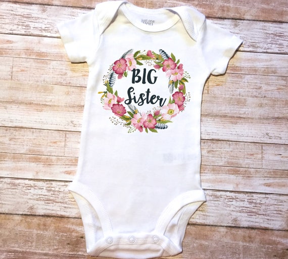 big sister little sister onesies