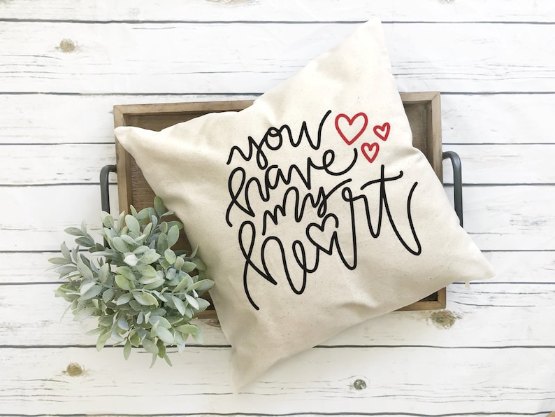 Personalized Love Pillow Custom Girlfriend Pillow Custom Etsy
