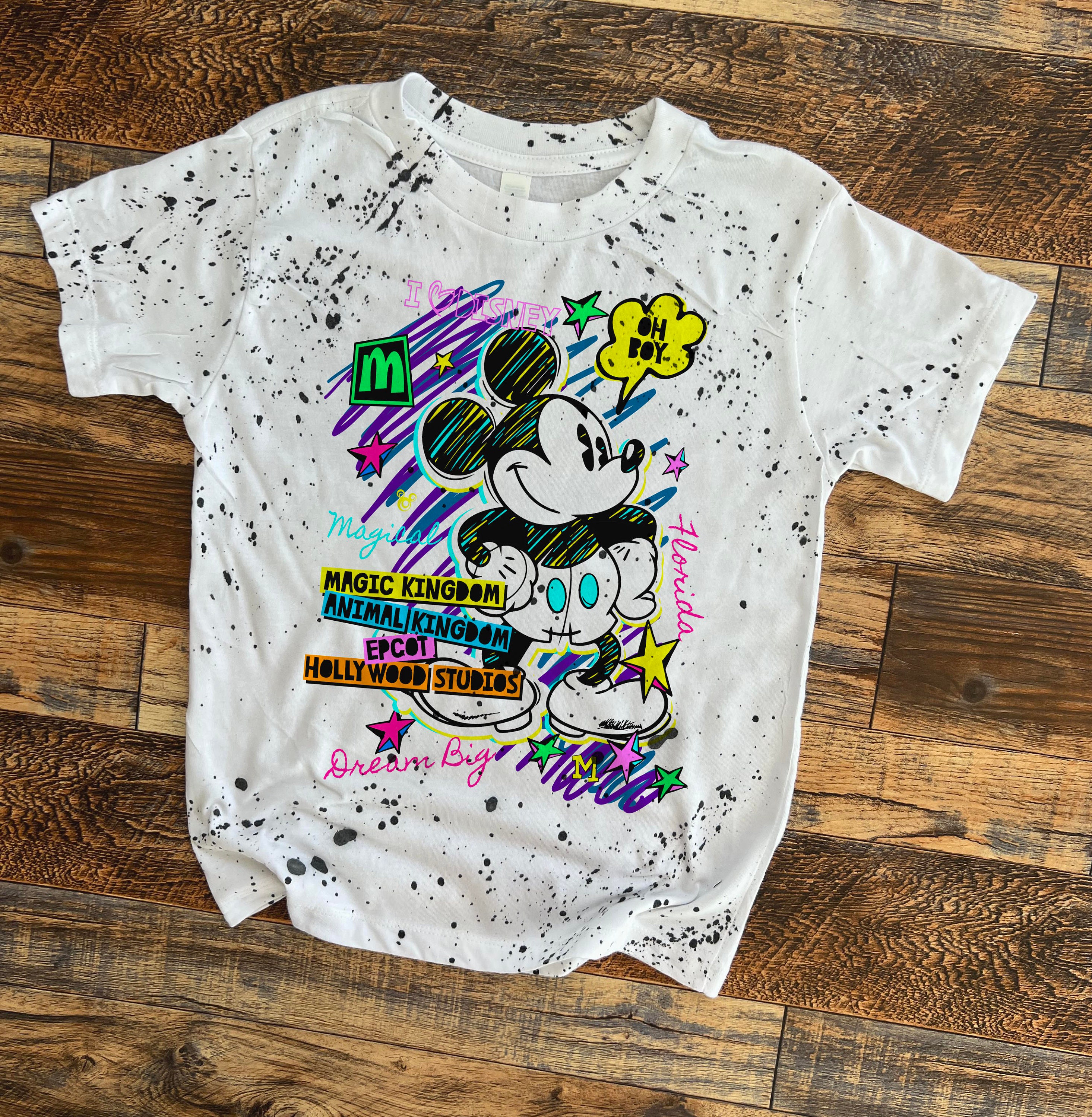 ミッキーフロリダシャツ、幼児用ディズニーワールドTシャツ、 - Etsy 日本