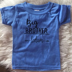 big brother, big brother shirt, big bro shirt, promoted to big bro, brother shirt, toddler brother shirt, personalized brother  shirt
