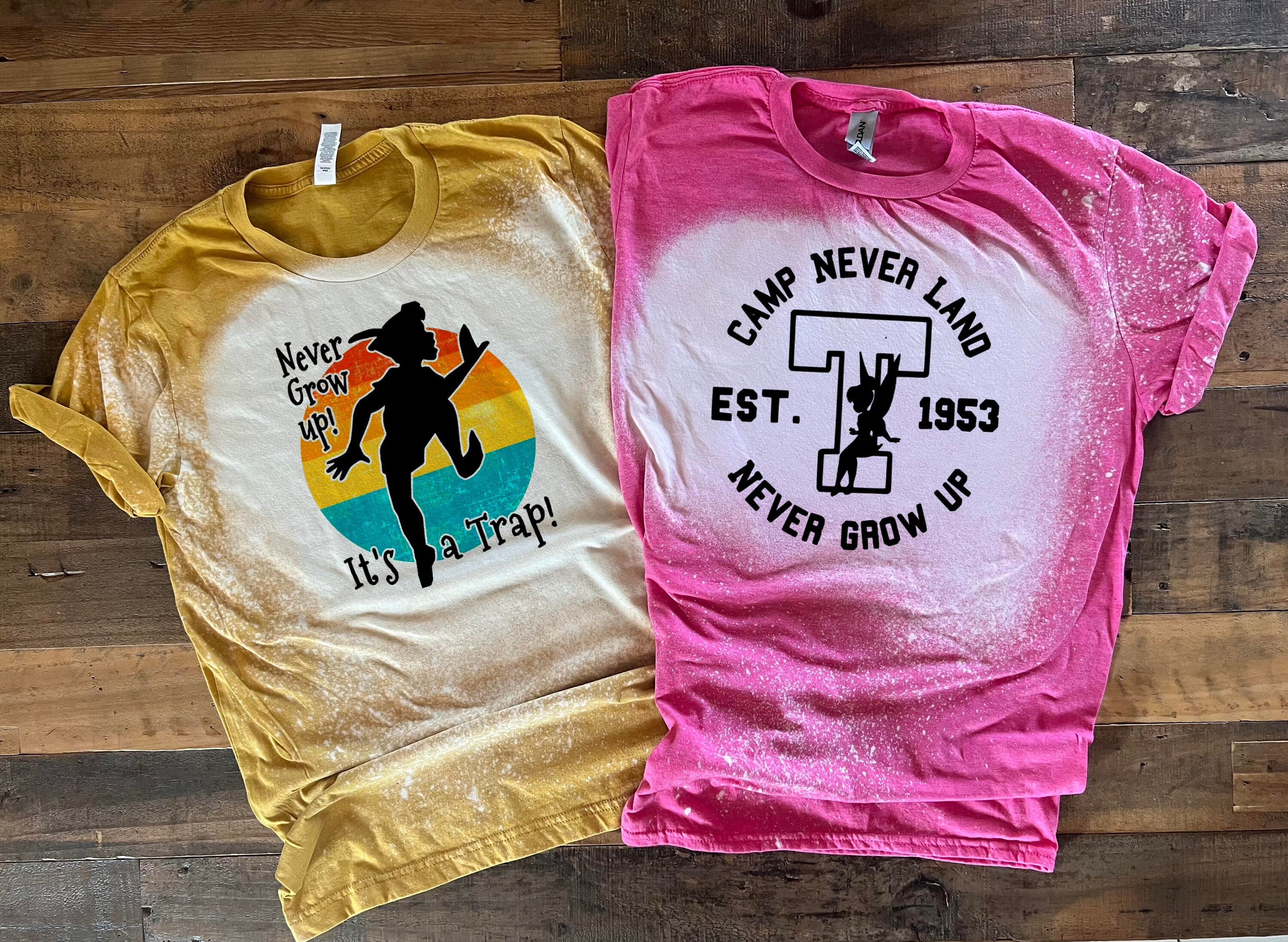 Neuf T-shirt Blaze Homme Never Grow Up Peter Pan Idée