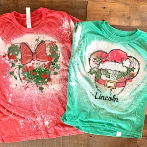 kids christmas disney shirts, boys christmas mickey, girls christmas minnie shirt, toddler mickey christmas shirt