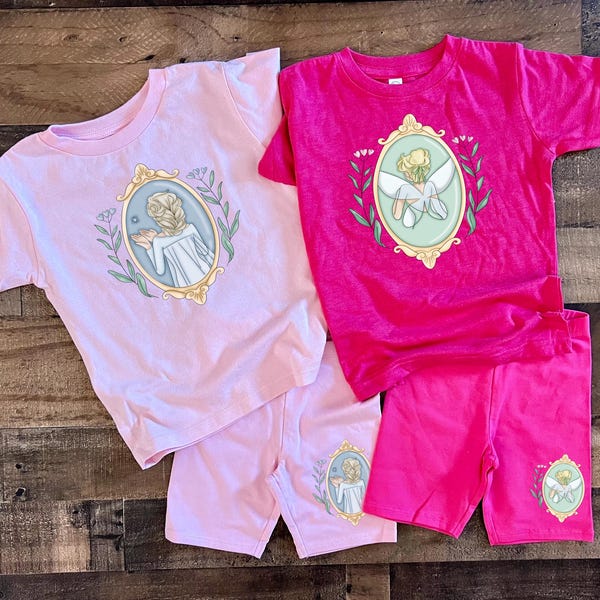 Girls Princess Soft Tee: Tinkerbell, Anna, Elsa, Jasmine