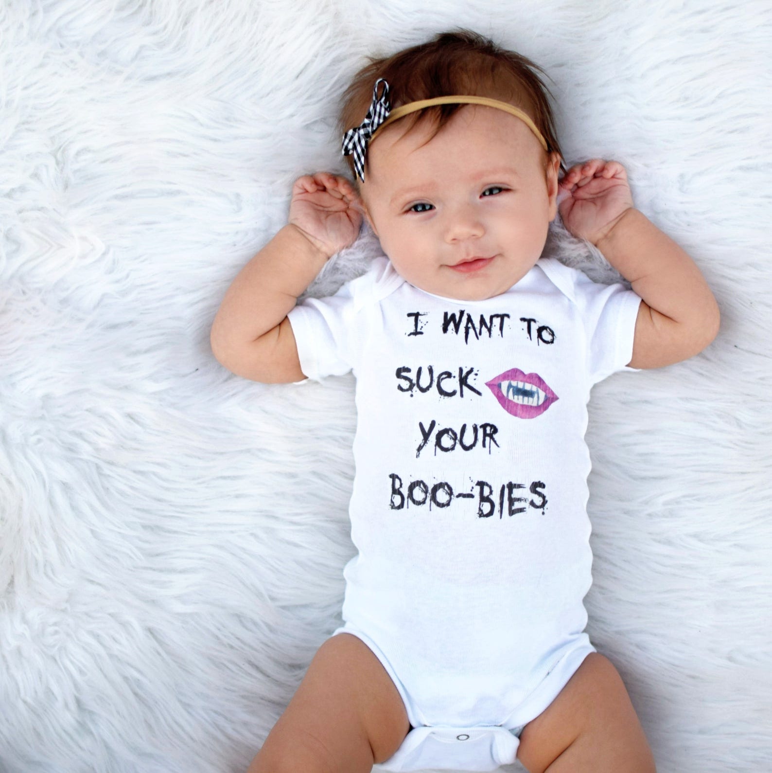 Boo Onesie Breastfeeding Onesie Halloween Onesie Vampire Etsy