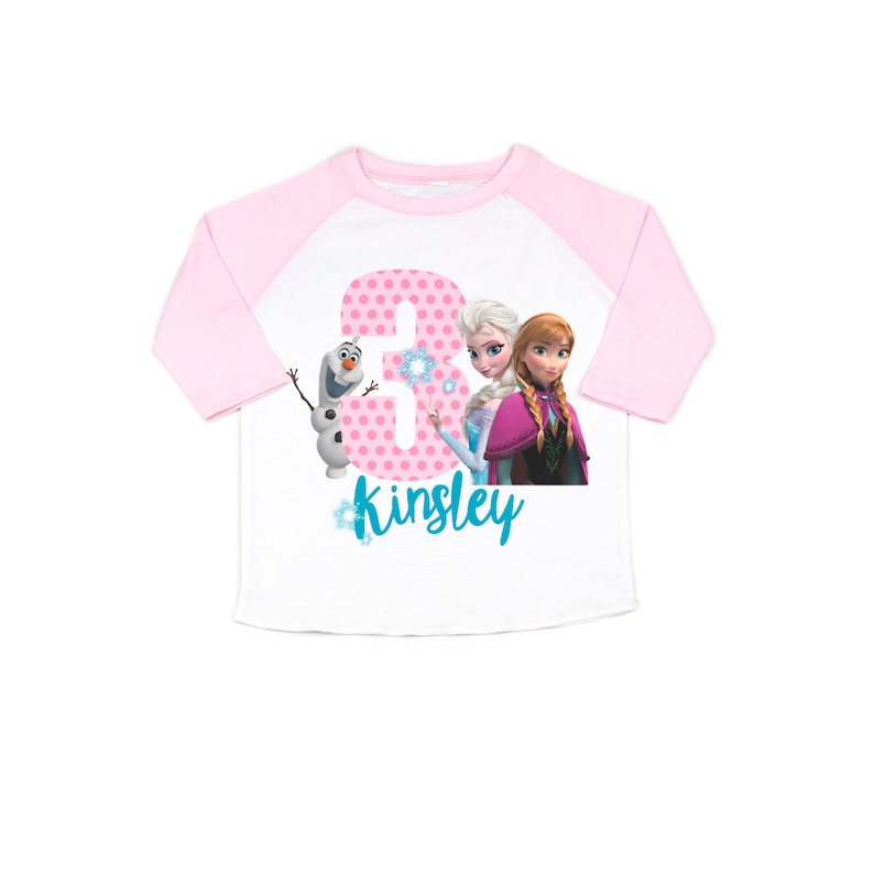 Girls Frozen Birthday Shirt Boys Frozen Shirt Frozen Movie Etsy