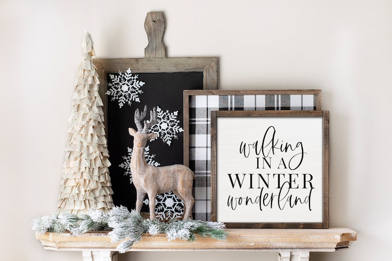 Merry Christmas Sign Large Merry Christmas Wood Sign Merry image 1