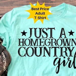 Just a Small Town Girl Shirt, Country Girl Shirt, Cowgirl Shirt, Southern Girl Shirt, Western Shirt