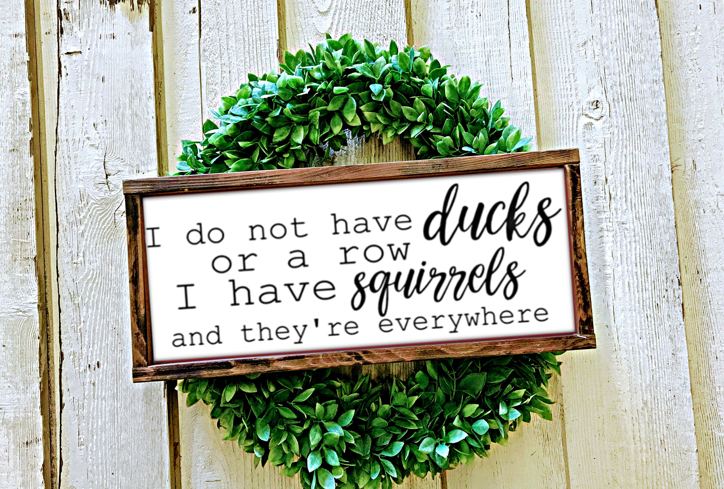 Do Not Have Ducks I Have Squirrels There Everywhere - Etsy UK
