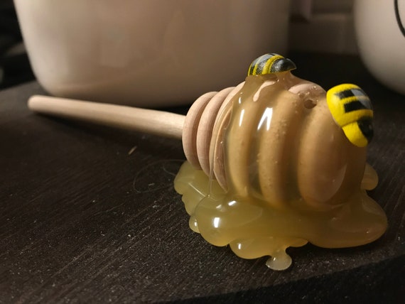 Tiered Tray Decor Honey Wand Drizzler 6 Honey Dipper Farmhouse Decor