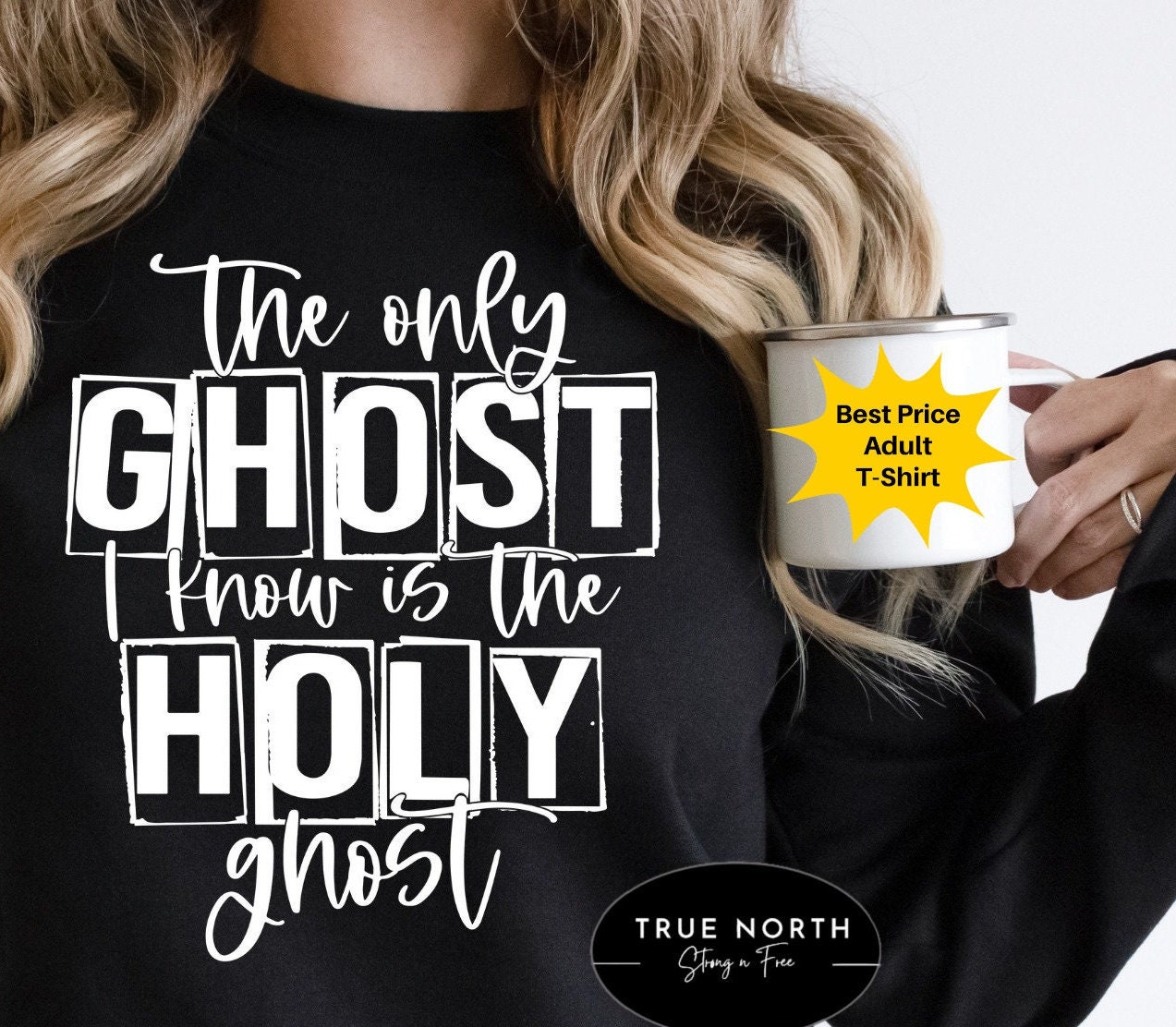The Only Ghost I Know is the Holy Ghost Shirt Halloween Etsy