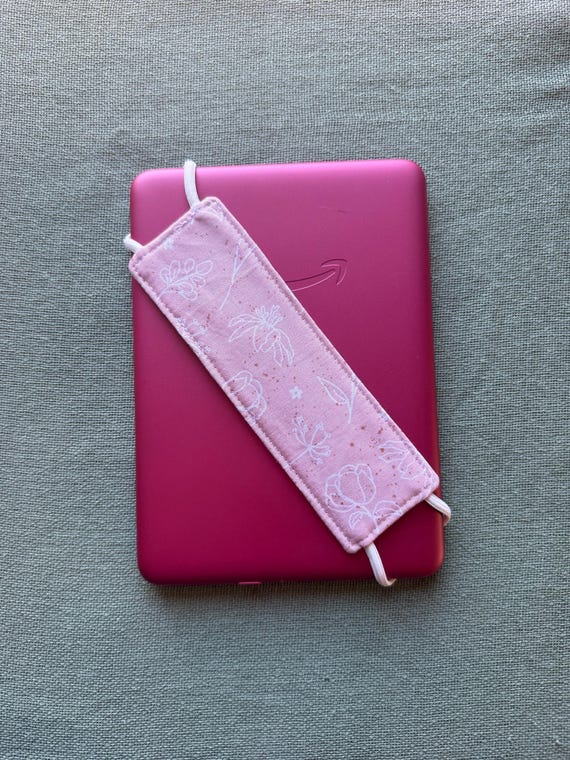 Handmade Kindle/Kobo Hand Strap | Elastic E-Reader Grip | Book Lover Gift