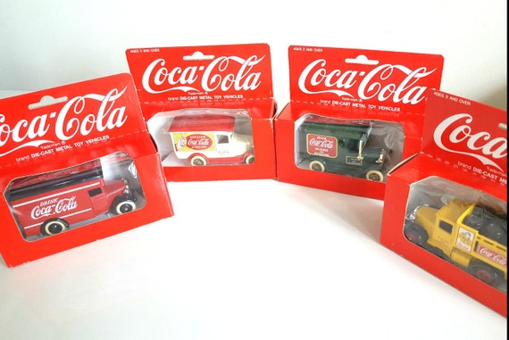 coca cola diecast vintage vehicles