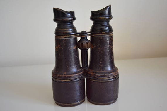 antique military binoculars