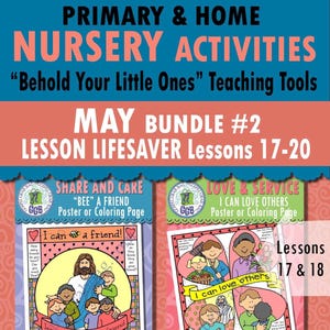 MAI Kinderzimmer &quot;&quot;Behold Your Little Ones&quot; Lessons 17-20 BUNDLE 2 POSTER:&quot;