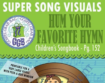 SONG "Hum Your Favorite Hymn" VISUALS picture-for-every-verse, Music for Primary, family home evening, Children's Songbook 152