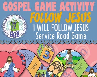 SERVICE Activity: I Will Follow Jesus (Service Road Game) &quot;Follow Jesus&#39;s Example of Service.&quot; Come, Follow Me Primary & Family Home Evening