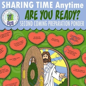 Post-and-Present Activity. SECOND COMING: Jesus Is Knocking at the Door; Are You Ready? preparation ponder.