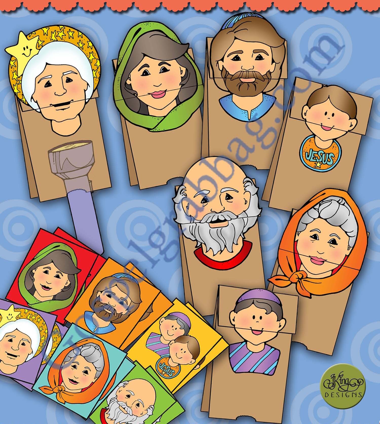 CHRISTMAS ACTIVITY Angels Announce Birth of Jesus and John the Baptist ...
