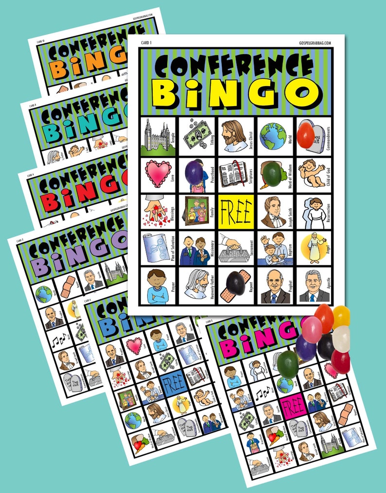 GOSPEL FUN GAMES Conference Bingo Super Listener's Conference Fun ...