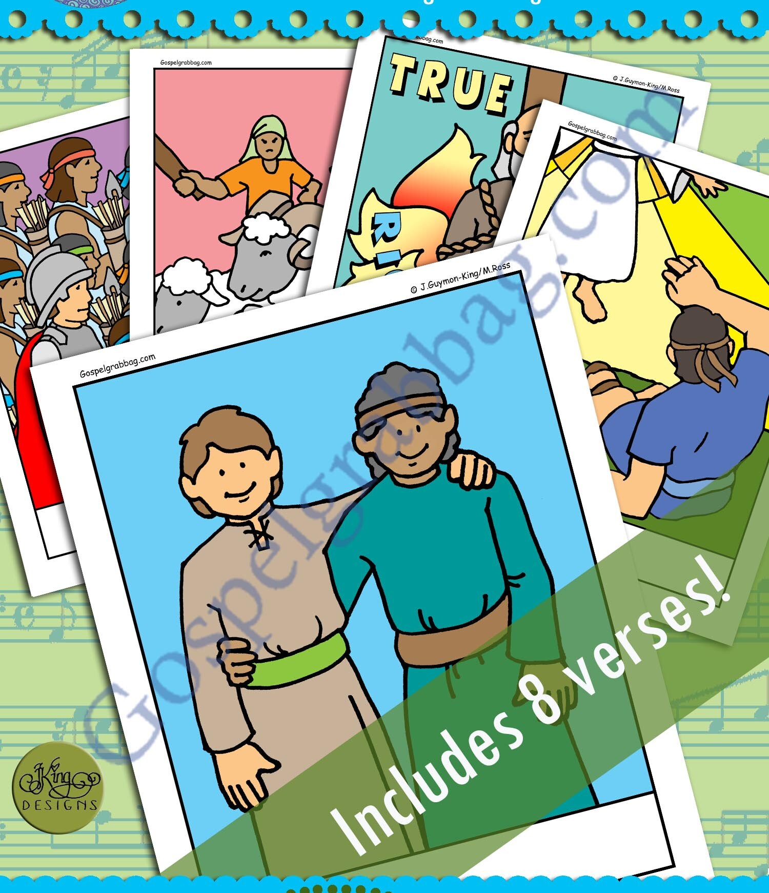 Song Visuals book of Mormon Stories children's Songbook, 118 Picture