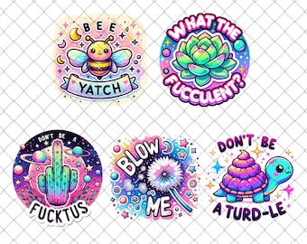 Funny Sublimation &#39;Don&#39;t be a&#39; Sweary Adult Cute Punny PNG Bundle, Sarcastic Puns Png Bundle, Rude Mean Funny Mom png for Mugs & T-shirts