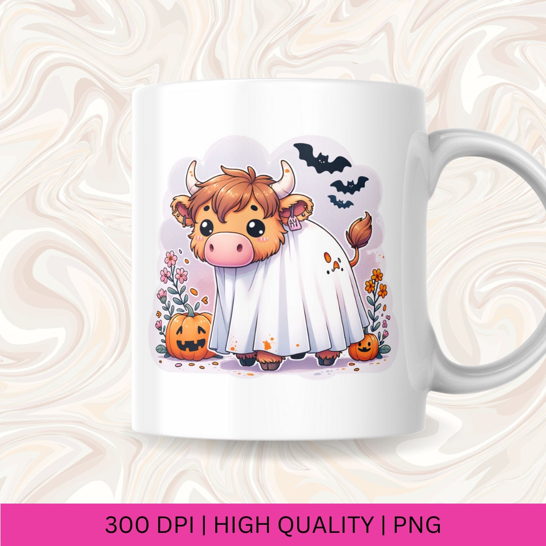 Retro Kawaii Fall Bundle PNG, Halloween Cute Ghost Png Bundle, Pumpkin ...