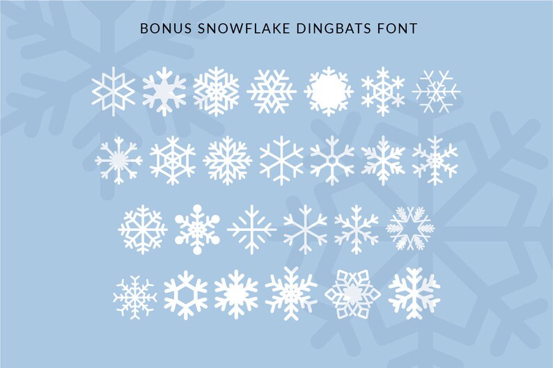 snow flake fonts snow flake fonts