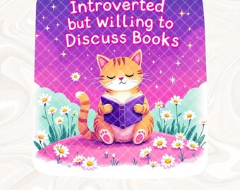 Introvertiert, aber bereit, Bücher zu besprechen PNG, Gebucht Png, Booktrovert Png, Buchliebhaber svg