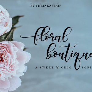 Modern Calligraphy, Script Font, Handwritten, Handwriting, Bounce, Calligraphy, Trendy, Floral, Font, Flourishes, Swashes, Digital, Playful