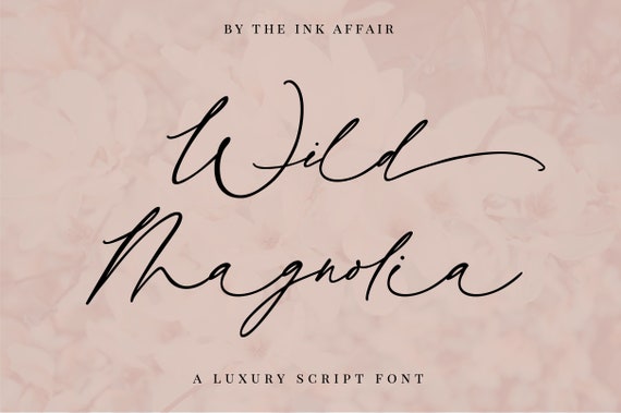 Download Luxury Script Font Handwritten Handwriting Rustic Script Etsy SVG Cut Files