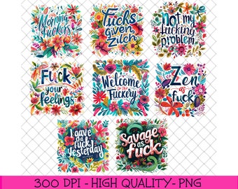 Funny Sarcastic Adult Rude PNG Bundle, Sarcastic Png, Funny Png Bundle, Sweary Png, Cussing Funny Office Mom png, Sublimation Mugs T-shirts