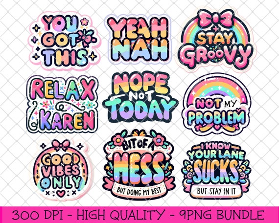 Funny Quotes PNG Bundle, Sassy Cute svg PNG Bundle, Sarcastic Sayings Png, Snarky Png Bundle, Inspirational Positive Png, Mugs & Tshirt PNG