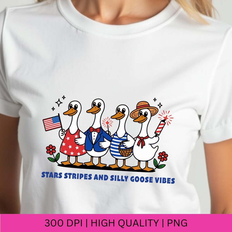4th of July Goose PNG, America Png, Coquette USA Png, Fourth of July ...