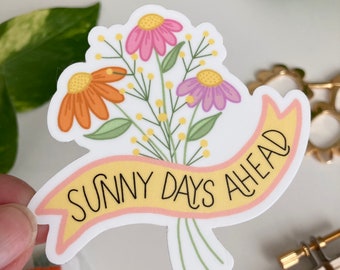 Sunny Days Ahead Vinyl Sticker