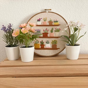 The Flower Shop Embroidery Pattern Instant Digital Download PDF Embroidery Pattern and Stitch Guide image 9