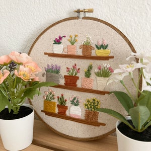 The Flower Shop Embroidery Pattern Instant Digital Download PDF Embroidery Pattern and Stitch Guide image 8