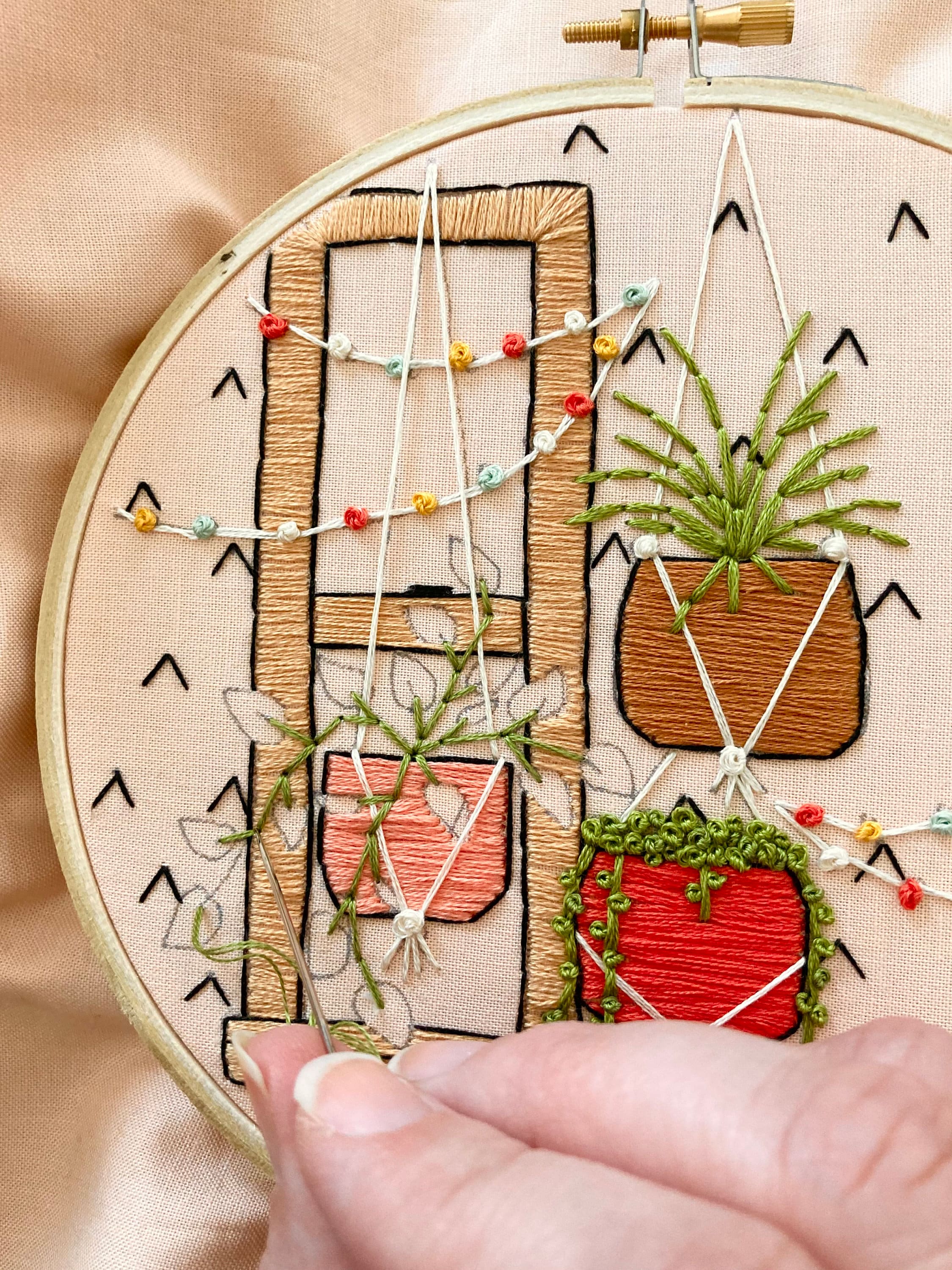 Plant Party Embroidery Pattern - Instant Digital Download - PDF ...