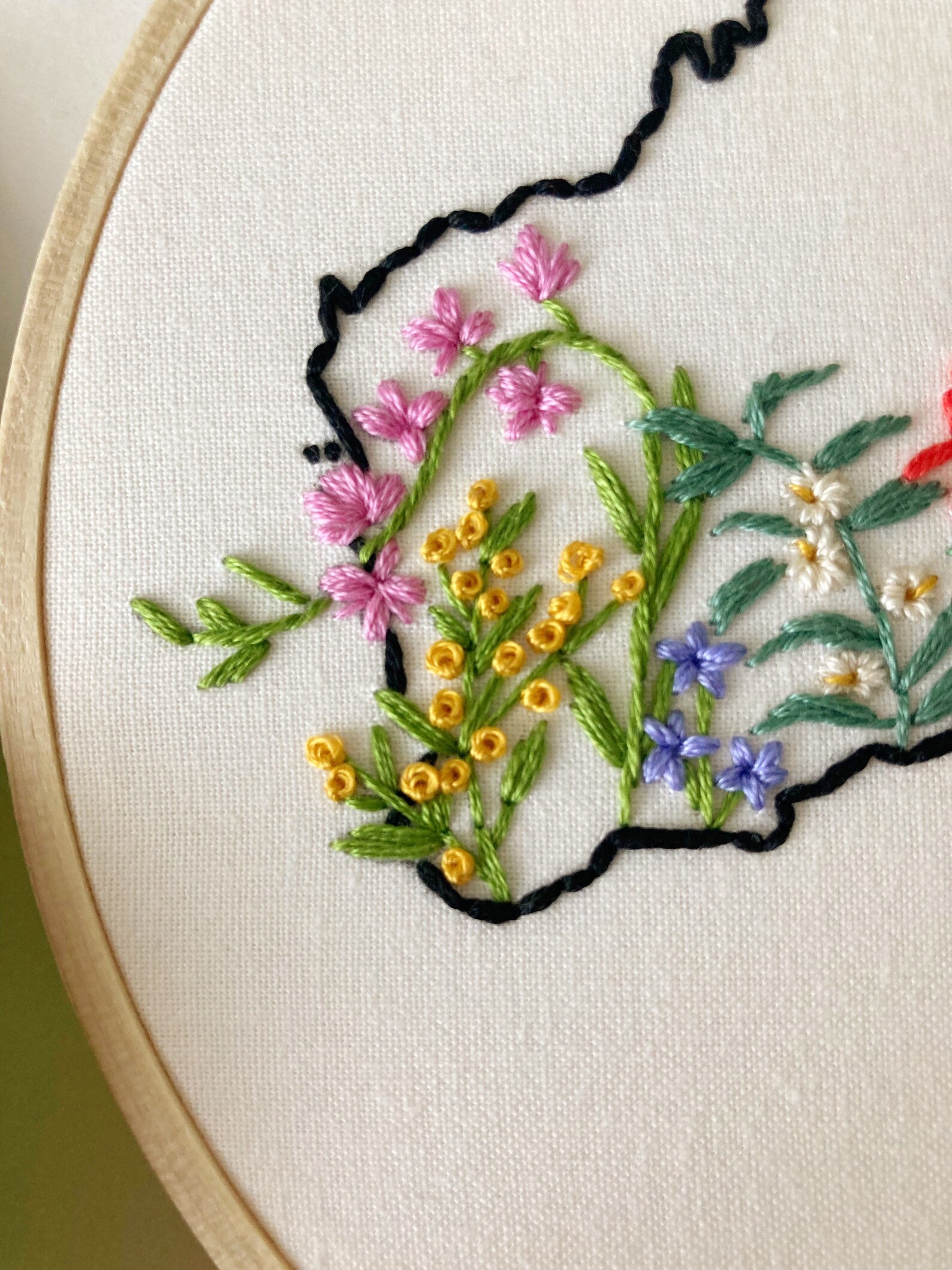 Australia Native Flowers Embroidery Pattern Instant Digital Etsy