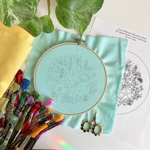 Texas Wildflowers Embroidery Pattern - Instant Digital Download - PDF ...