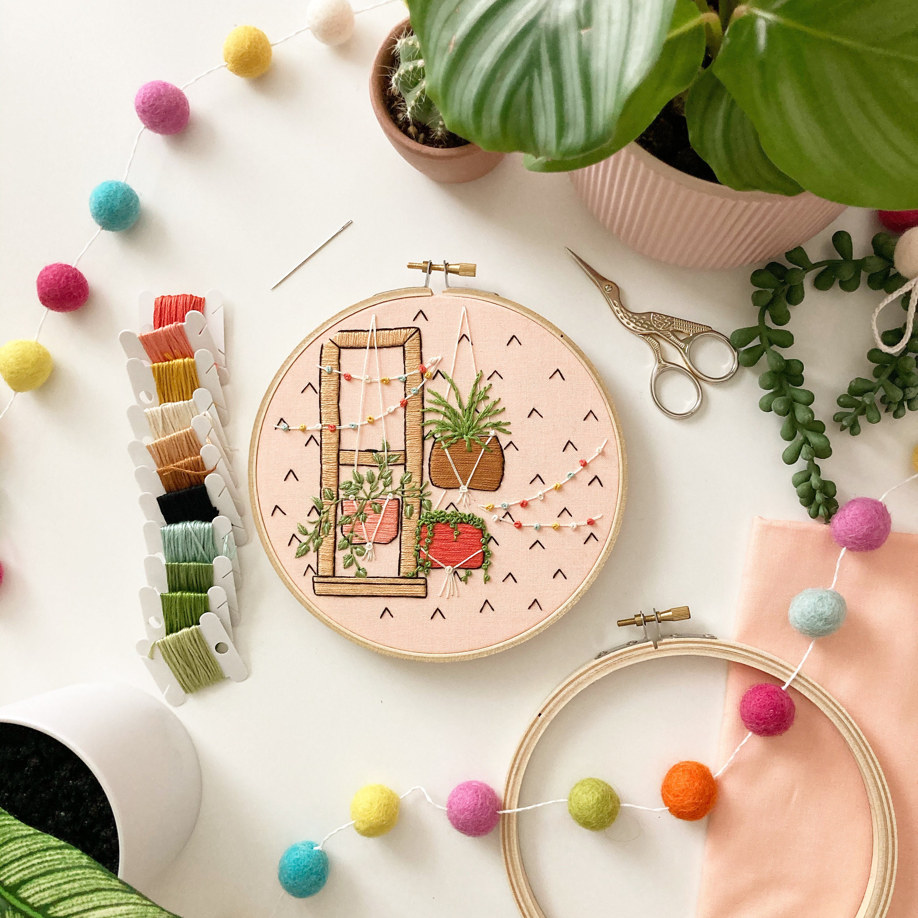 Plant Party Embroidery Pattern - Instant Digital Download - PDF ...