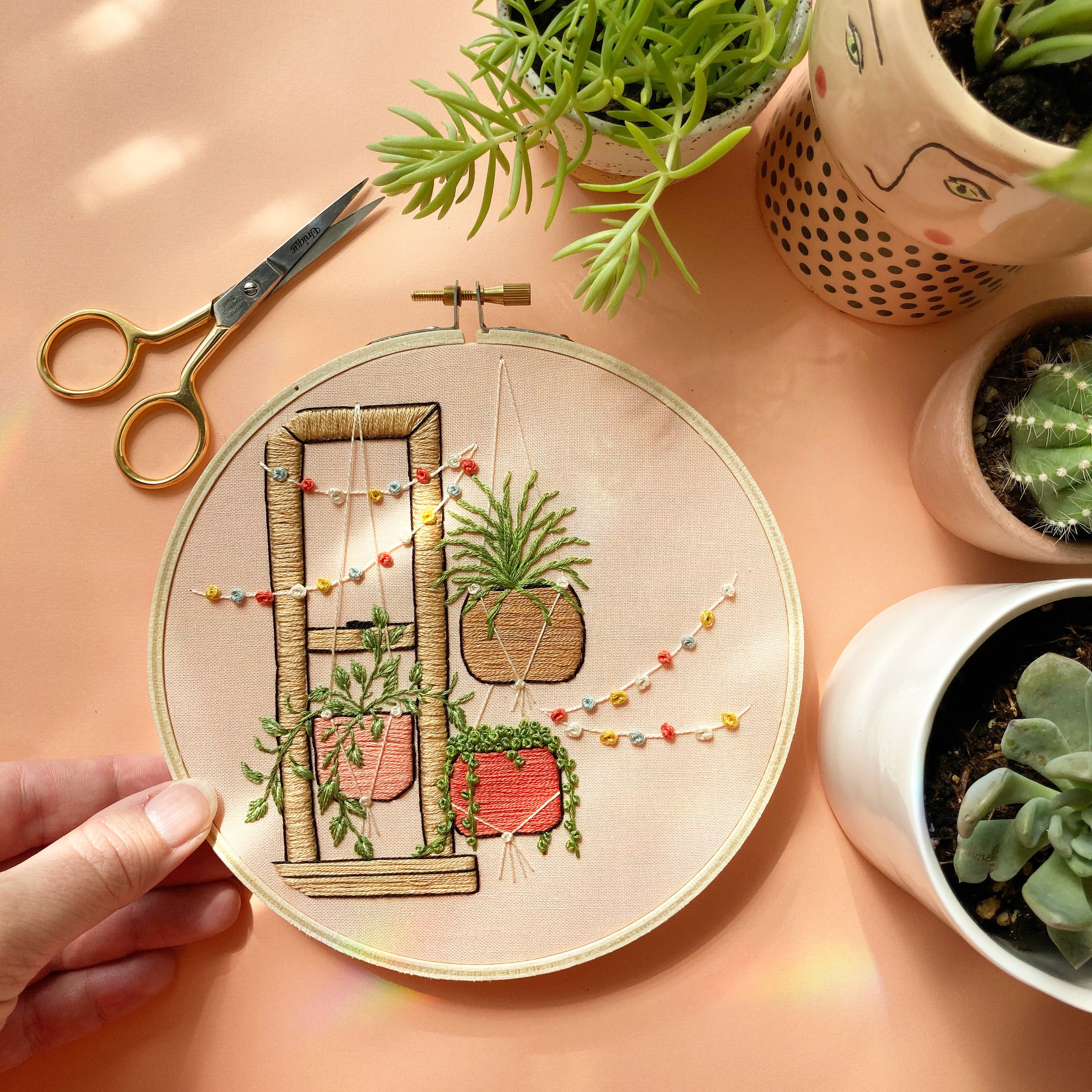 Plant Party Embroidery Pattern - Instant Digital Download - PDF ...