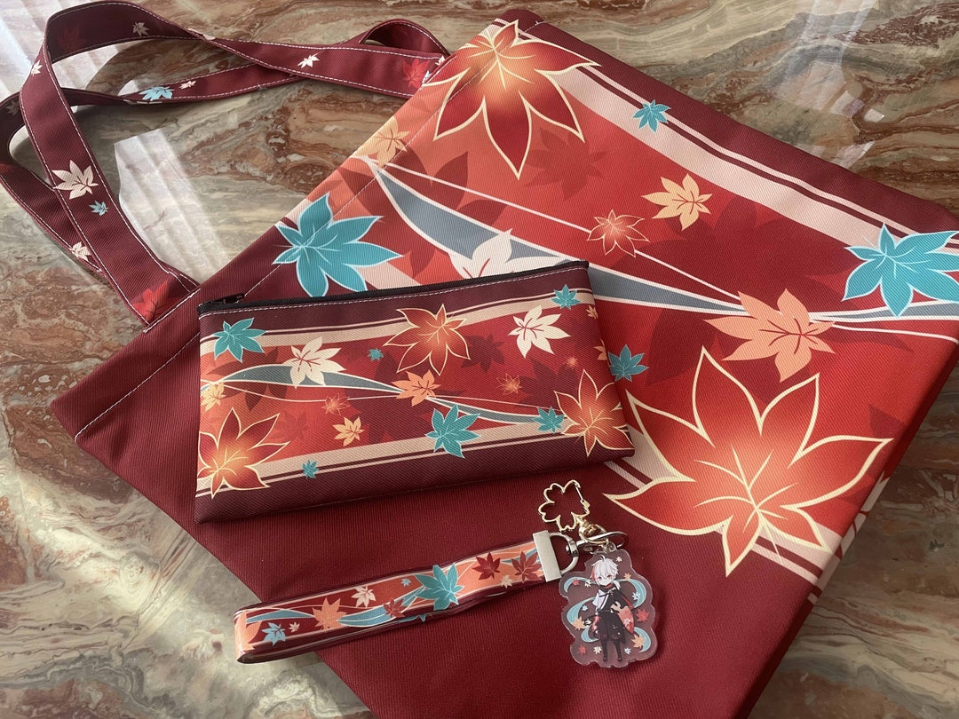 Genshin Impact Kazuha Inspired Tote Bag Etsy