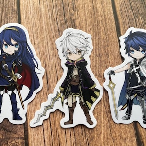 Fire Emblem : Lucina, Robin, ensemble d'autocollants en vinyle chromé