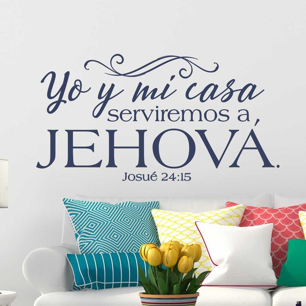 Spanish Bible Verse Decals - Etsy