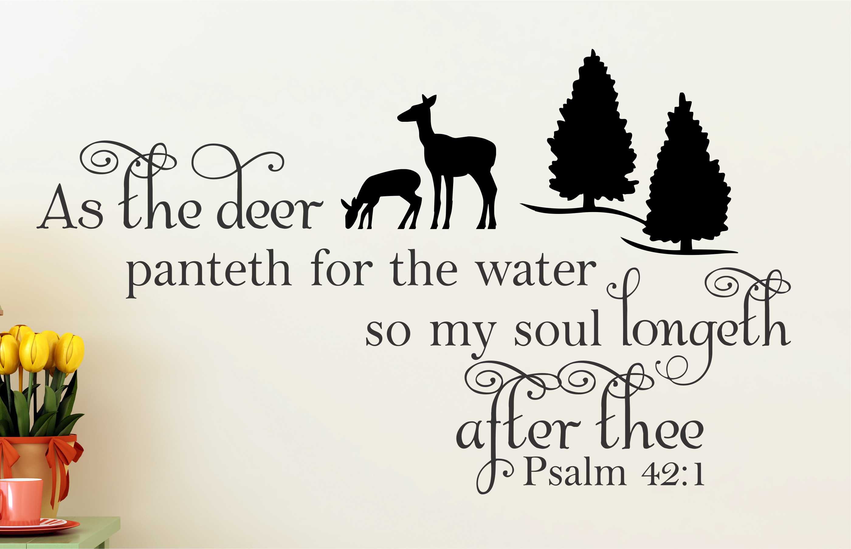 Deer Bible Verses Stickers for Sale | Redbubble