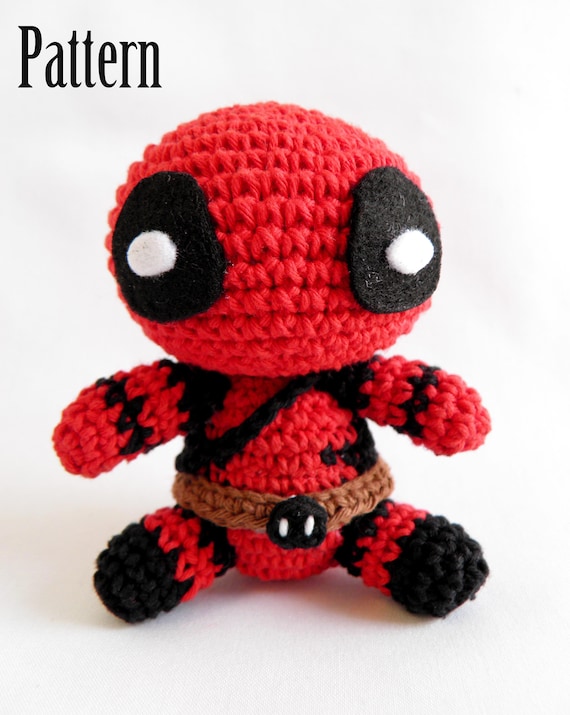 deadpool amigurumi free pattern