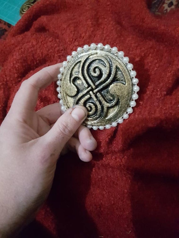 Doctor who seal of the high council of galifrey rassilon sigil replica cosplay prop
