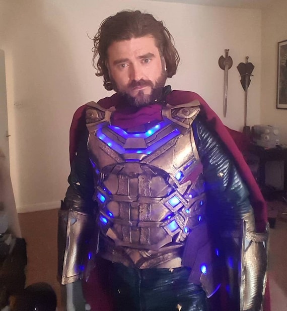 Mysterio cosplay chest armour with cloak and clasps made to order