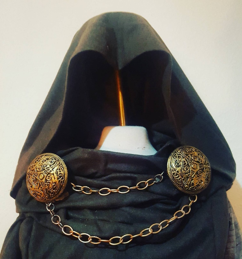 Doctor doom cosplay cloak clasps with chain Etsy